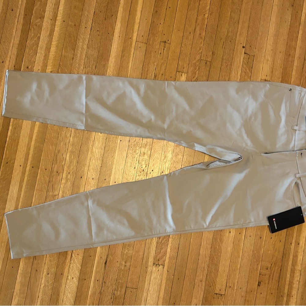 Lululemon ABC 5 pocket warpstreme tan 34x34 skinny